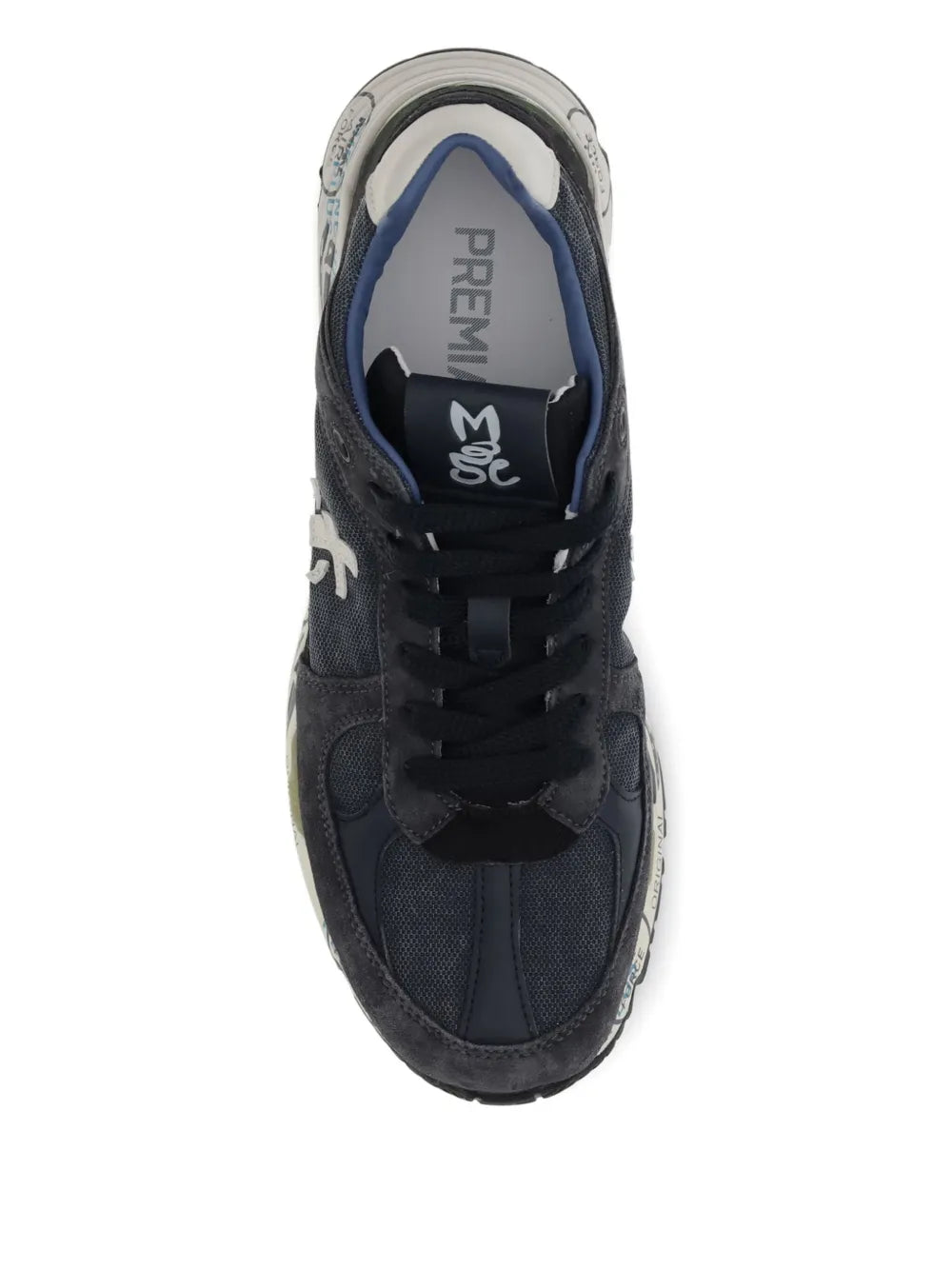 Premiata Lace-Up Suede Sneakers