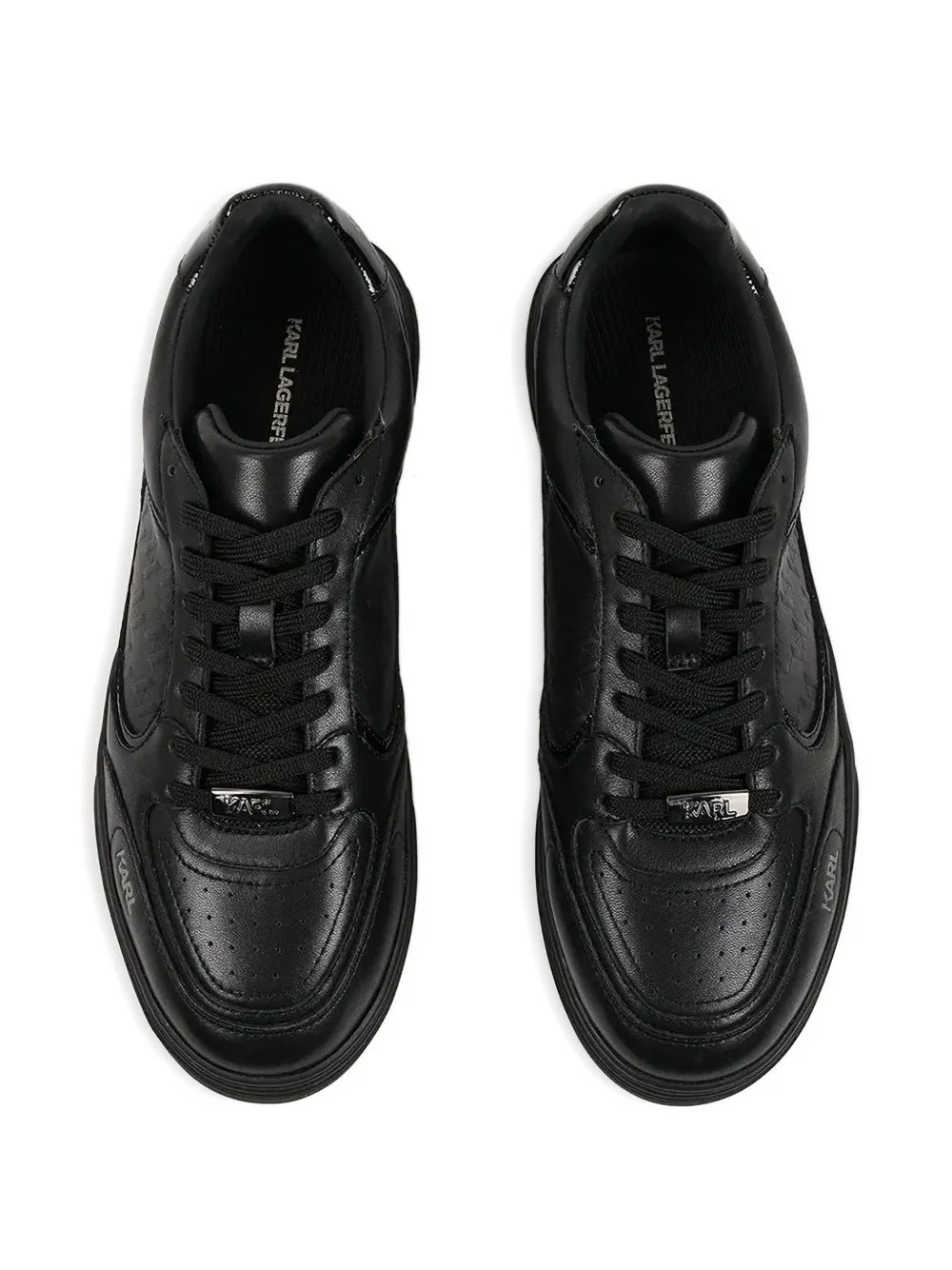 Karl Lagerfeld Kourtney Embossed-Logo Sneakers