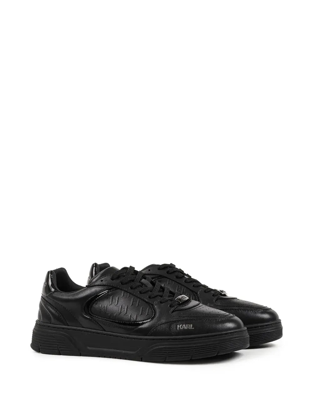 Karl Lagerfeld Kourtney Embossed-Logo Sneakers