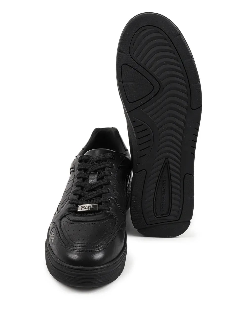 Karl Lagerfeld Kourtney Embossed-Logo Sneakers