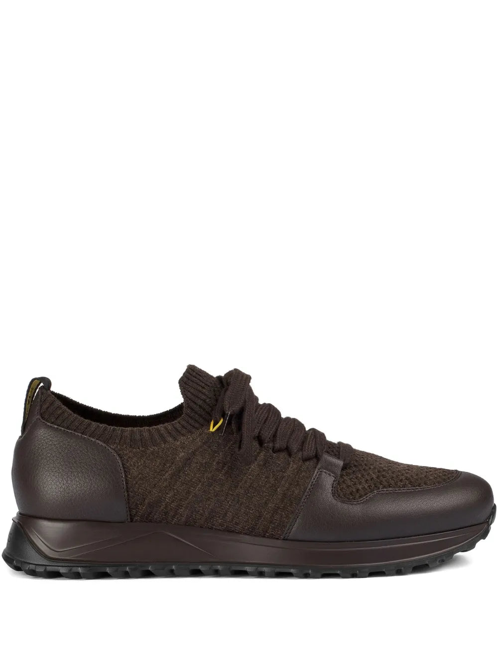 Doucal'S Lace-Up Leather Sneakers