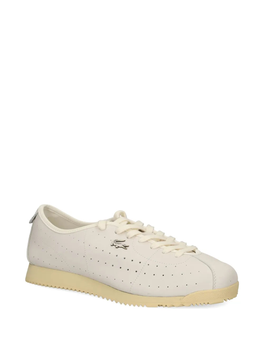 Lacoste Club-Low Perforated Leather Sneakers
