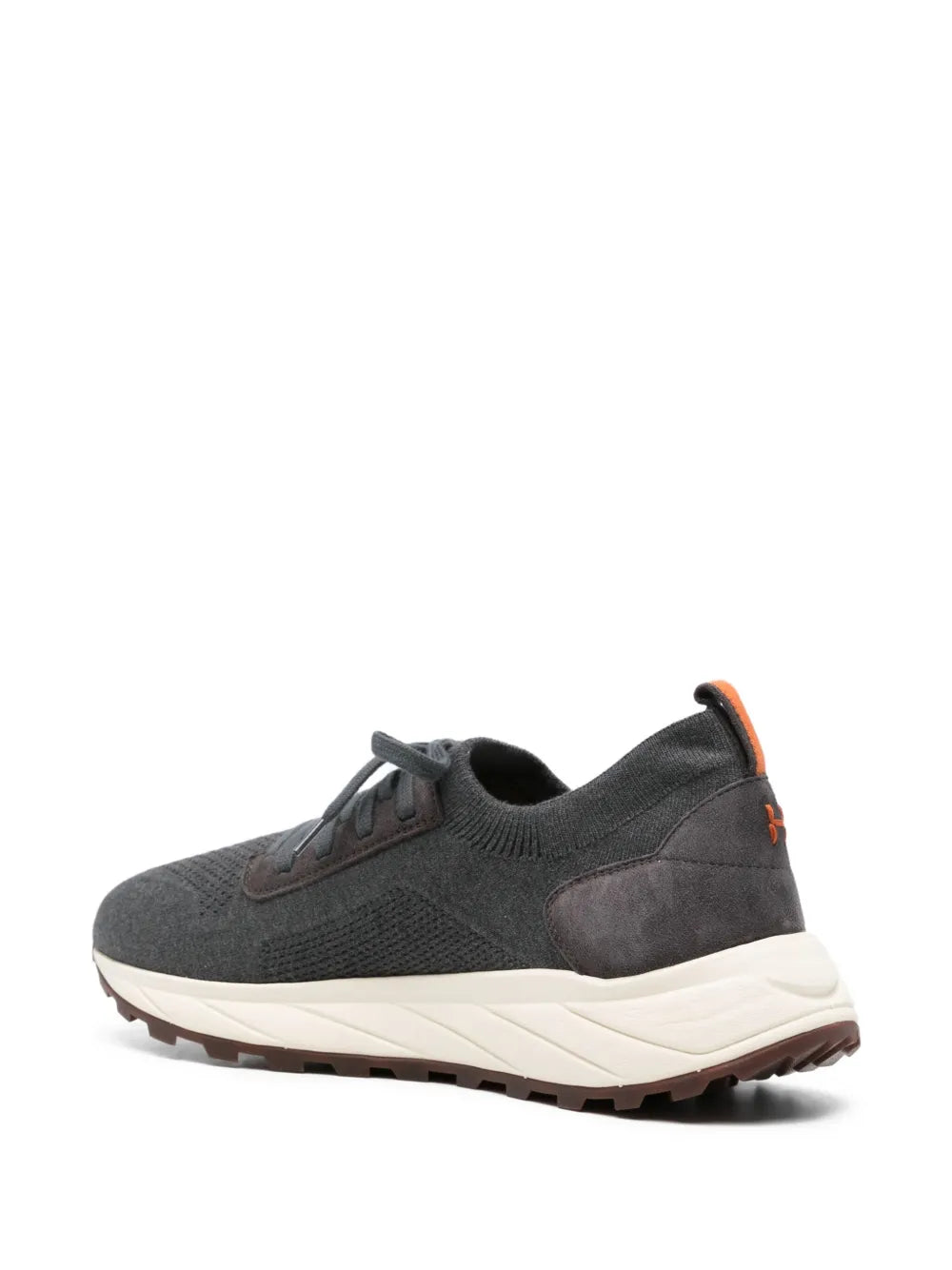 Henderson Baracco Knitted Suede Sneakers