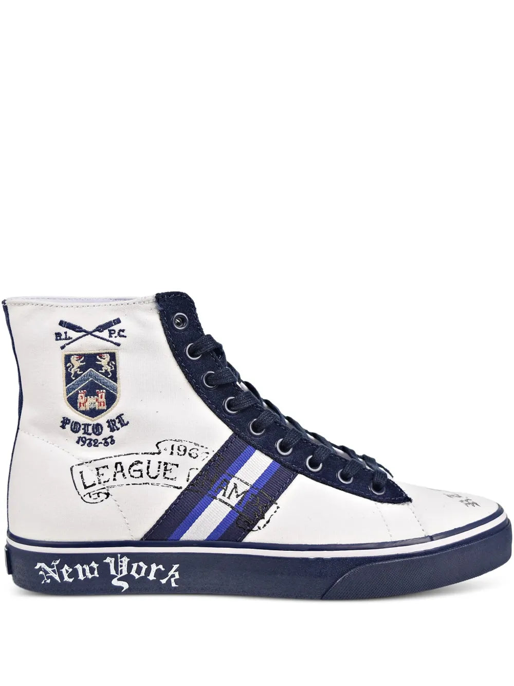 Polo Ralph Lauren Solomon Collegiate Hi-Tops Sneakers