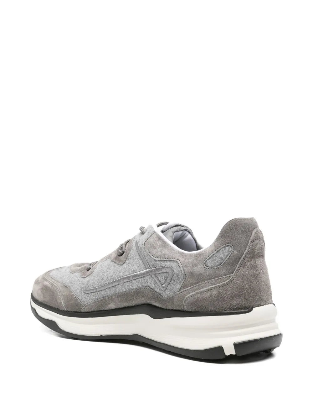 Herno Suede Panelled Sneakers