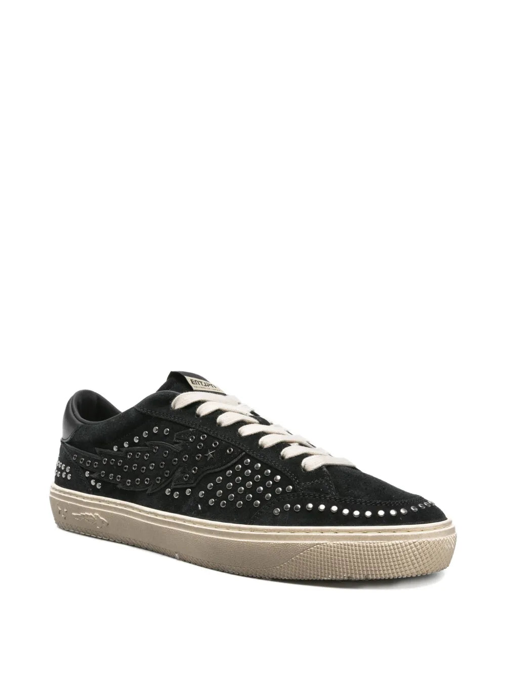 Enterprise Japan Studded Suede Low-Top Sneakers