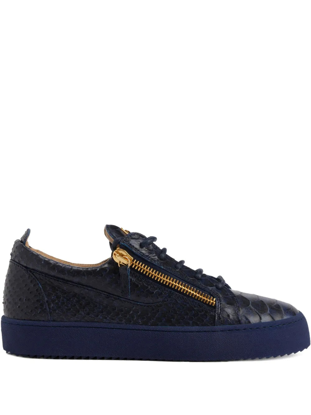 Giuseppe Zanotti Frankie Reptile-Print Sneakers