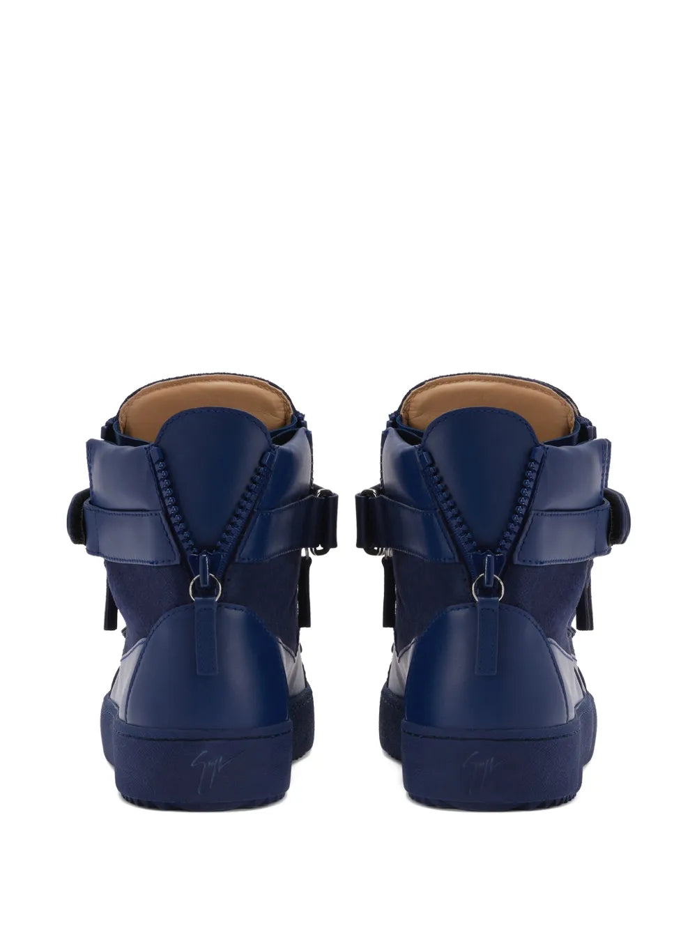 Giuseppe Zanotti Coby Matt Lace-Up Hi-Tops Sneakers