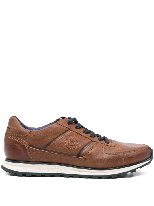 Bugatti 25Mm Embossed-Logo Sneakers