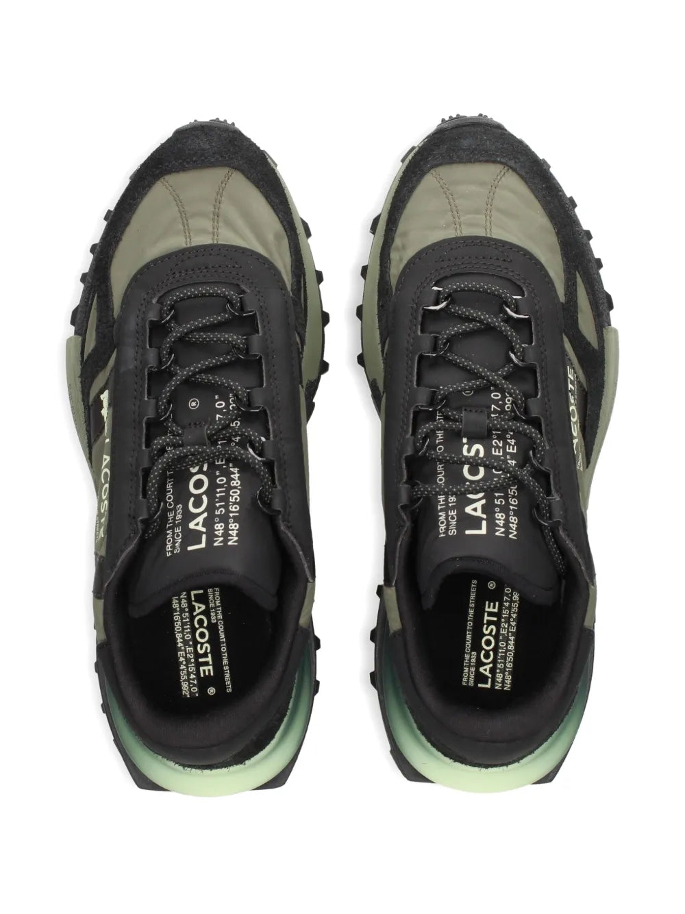 Lacoste Panelled Lug-Sole Sneakers