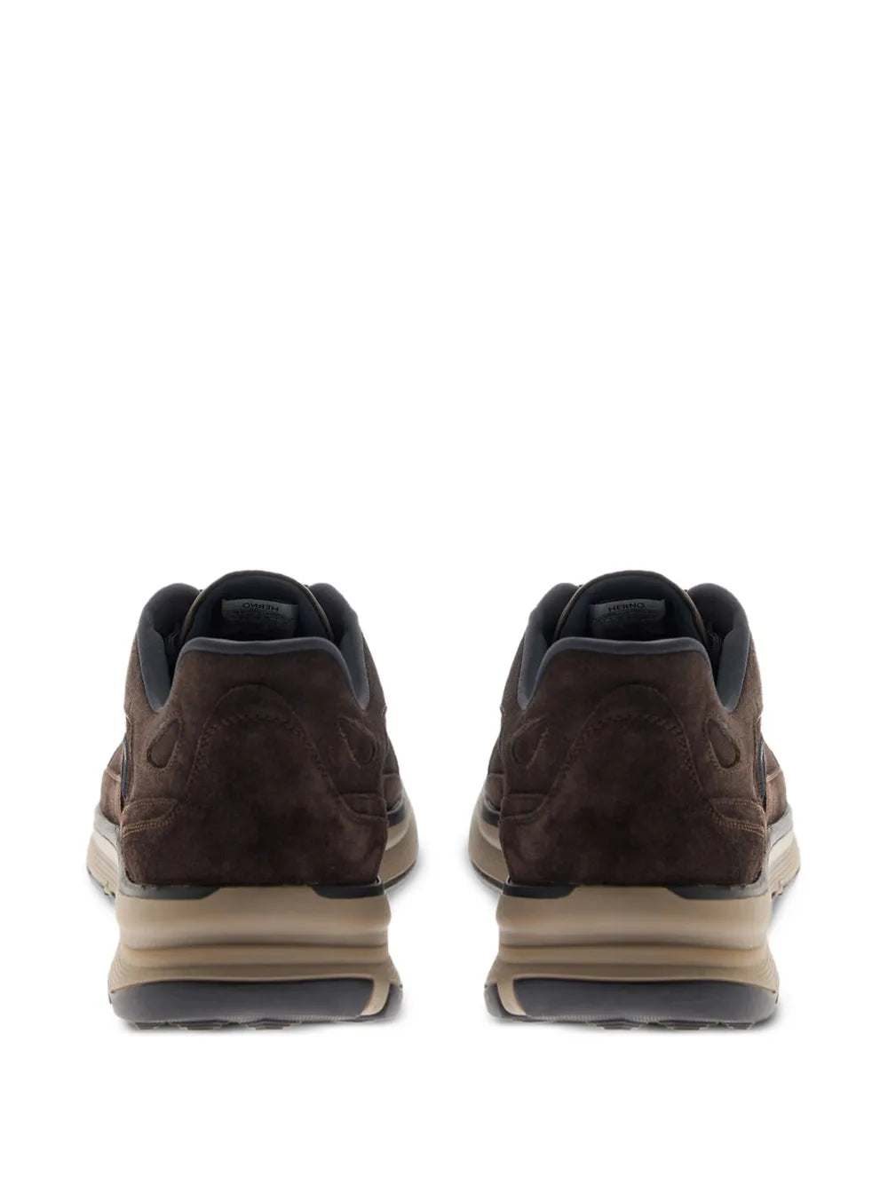 Herno Panelled Suede Sneakers