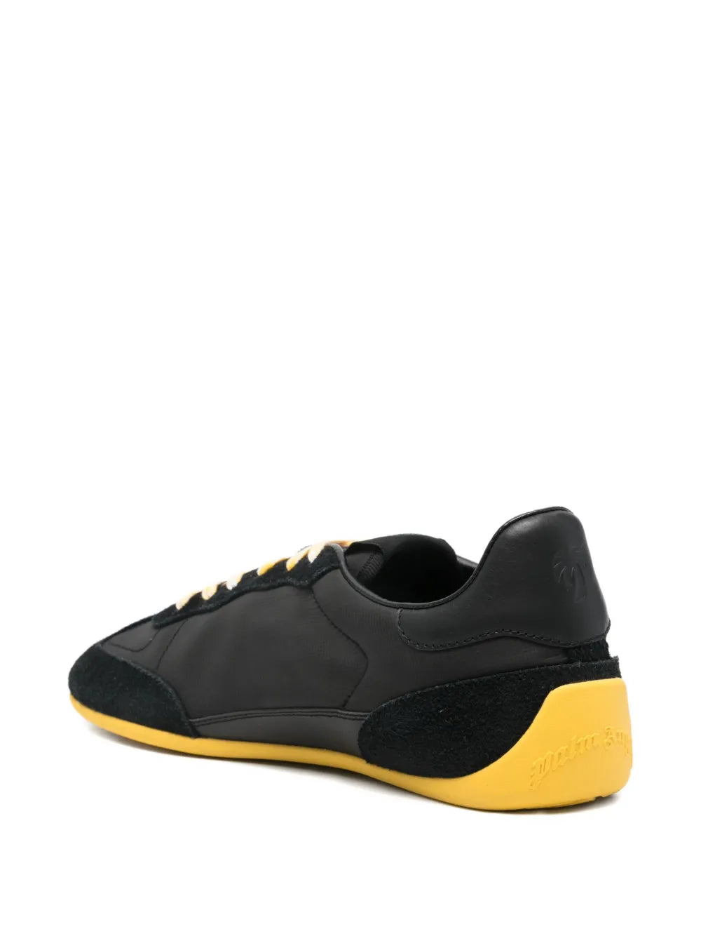 Palm Angels Pa 5 Palm-Tree Leather Sneakers