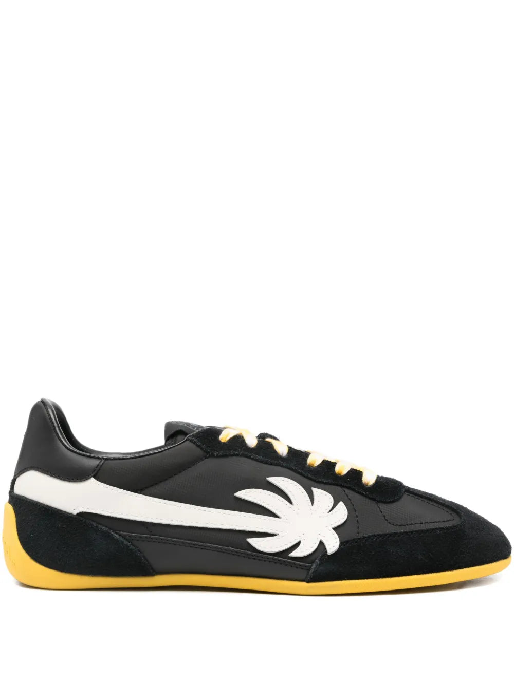 Palm Angels Pa 5 Palm-Tree Leather Sneakers
