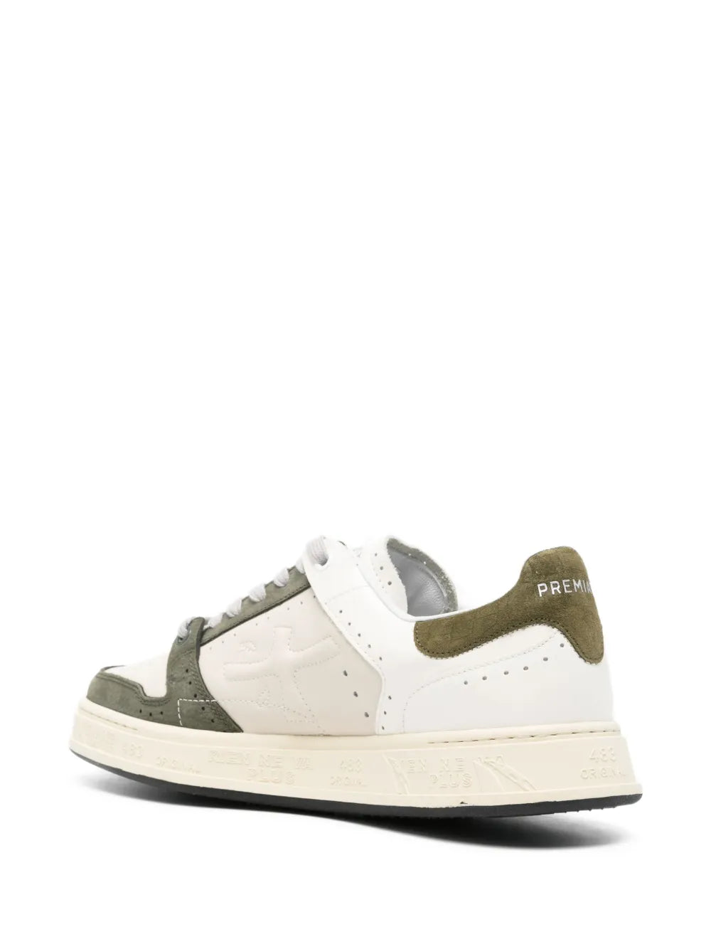 Premiata Leather Panelled Sneakers