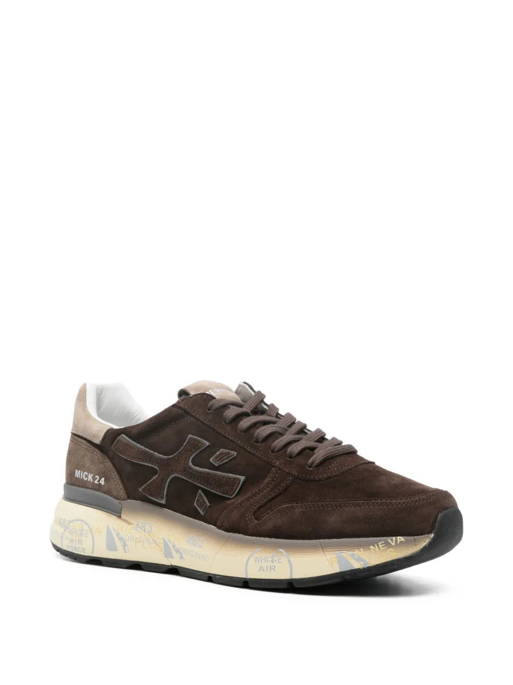 Premiata Mick Suede Leather Sneakers