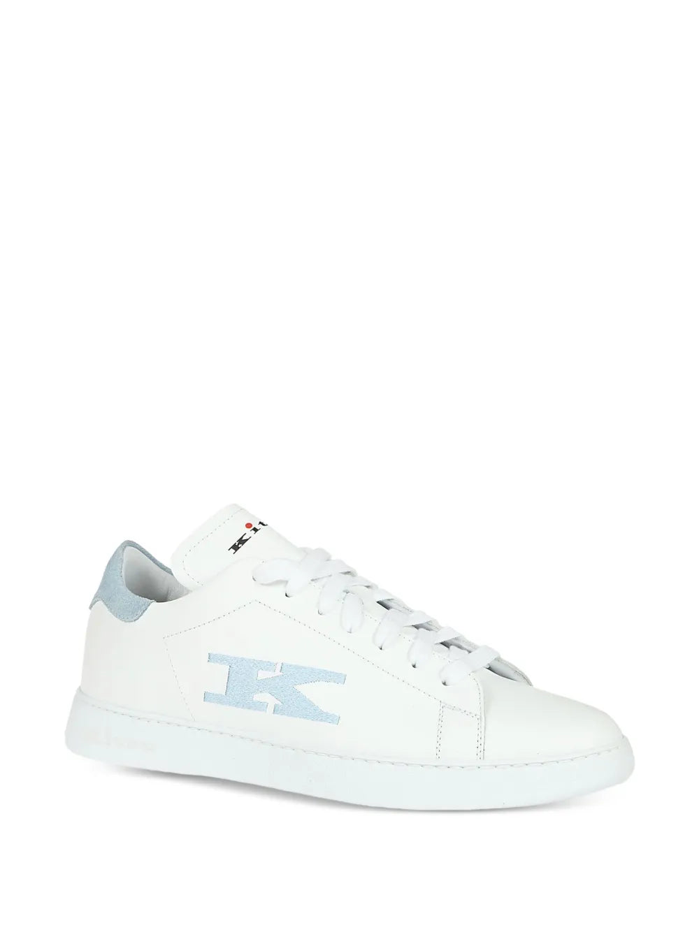 Kiton Logo-Detail Leather Sneakers