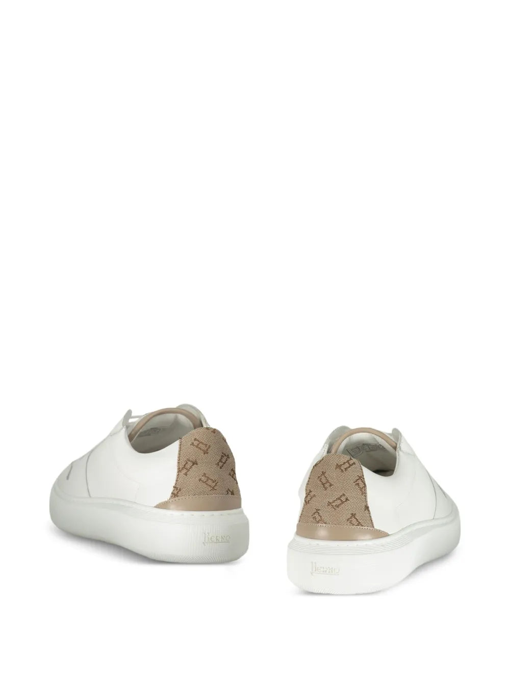 Herno Leather-Panelled Low-Top Sneakers