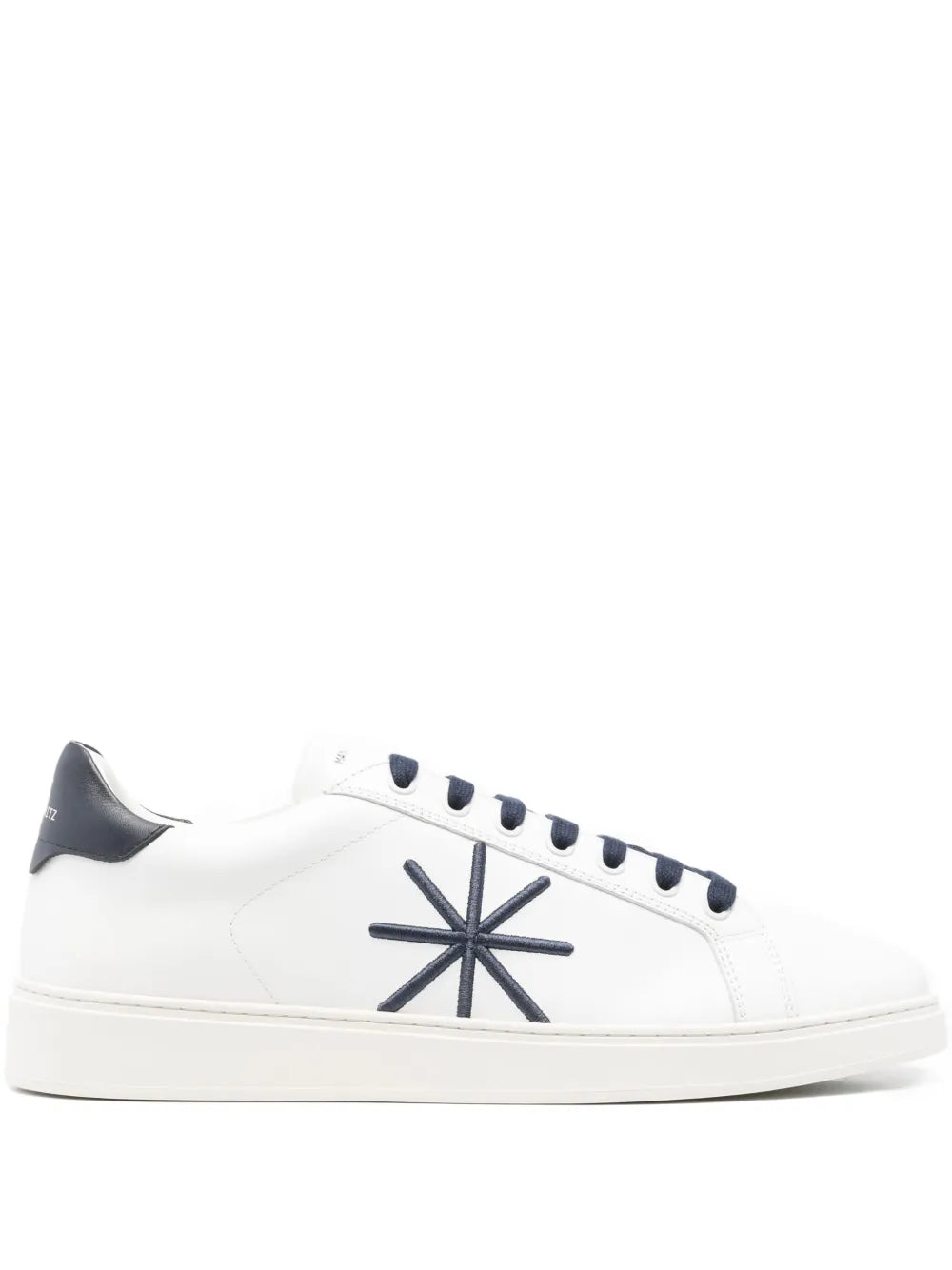 Manuel Ritz Star-Appliqu Leather Sneakers