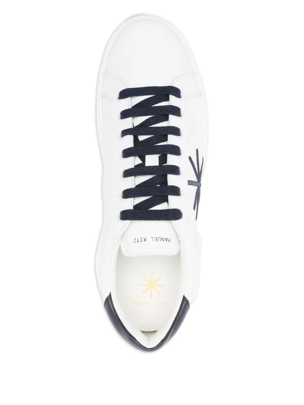 Manuel Ritz Star-Appliqu Leather Sneakers