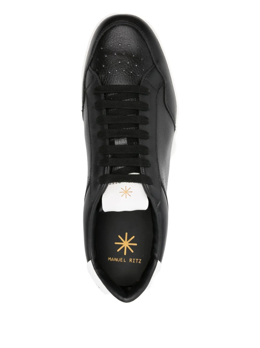 Manuel Ritz Perforated Leather Sneakers