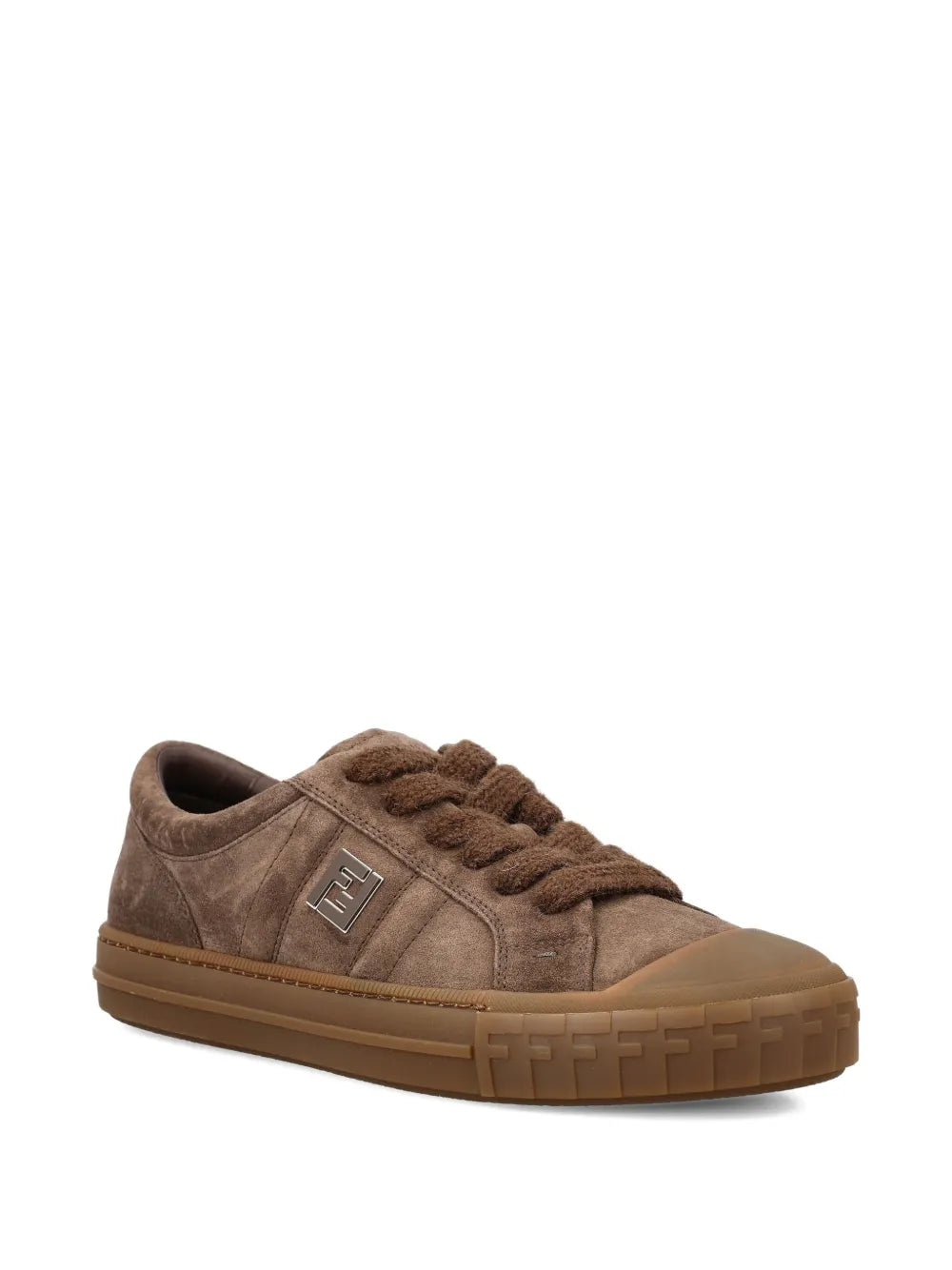 Fendi Domino Suede Sneakers