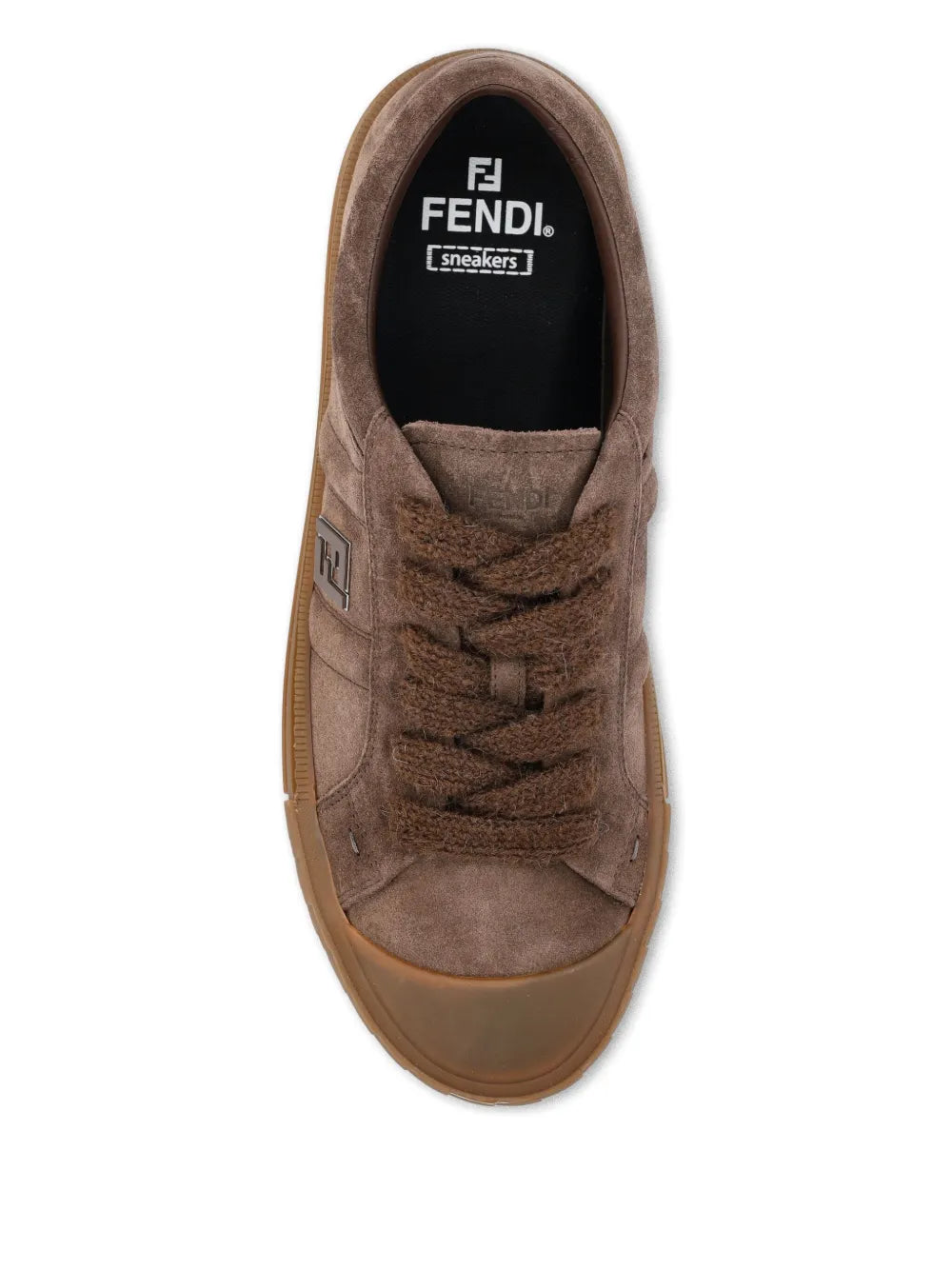 Fendi Domino Suede Sneakers