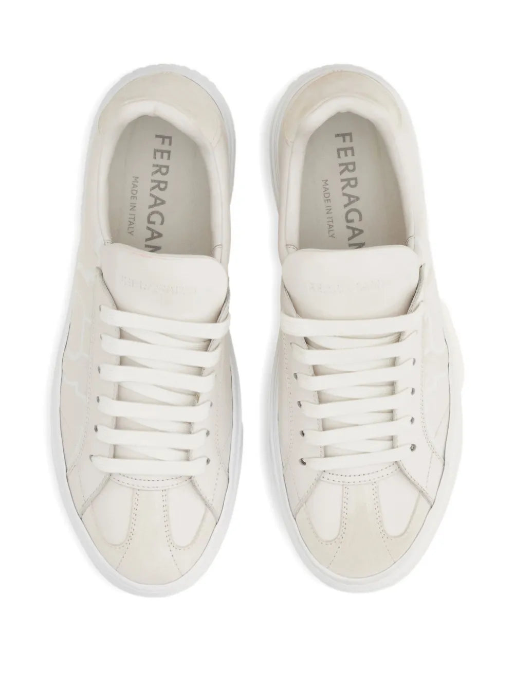 Ferragamo Gancini Suede Sneakers