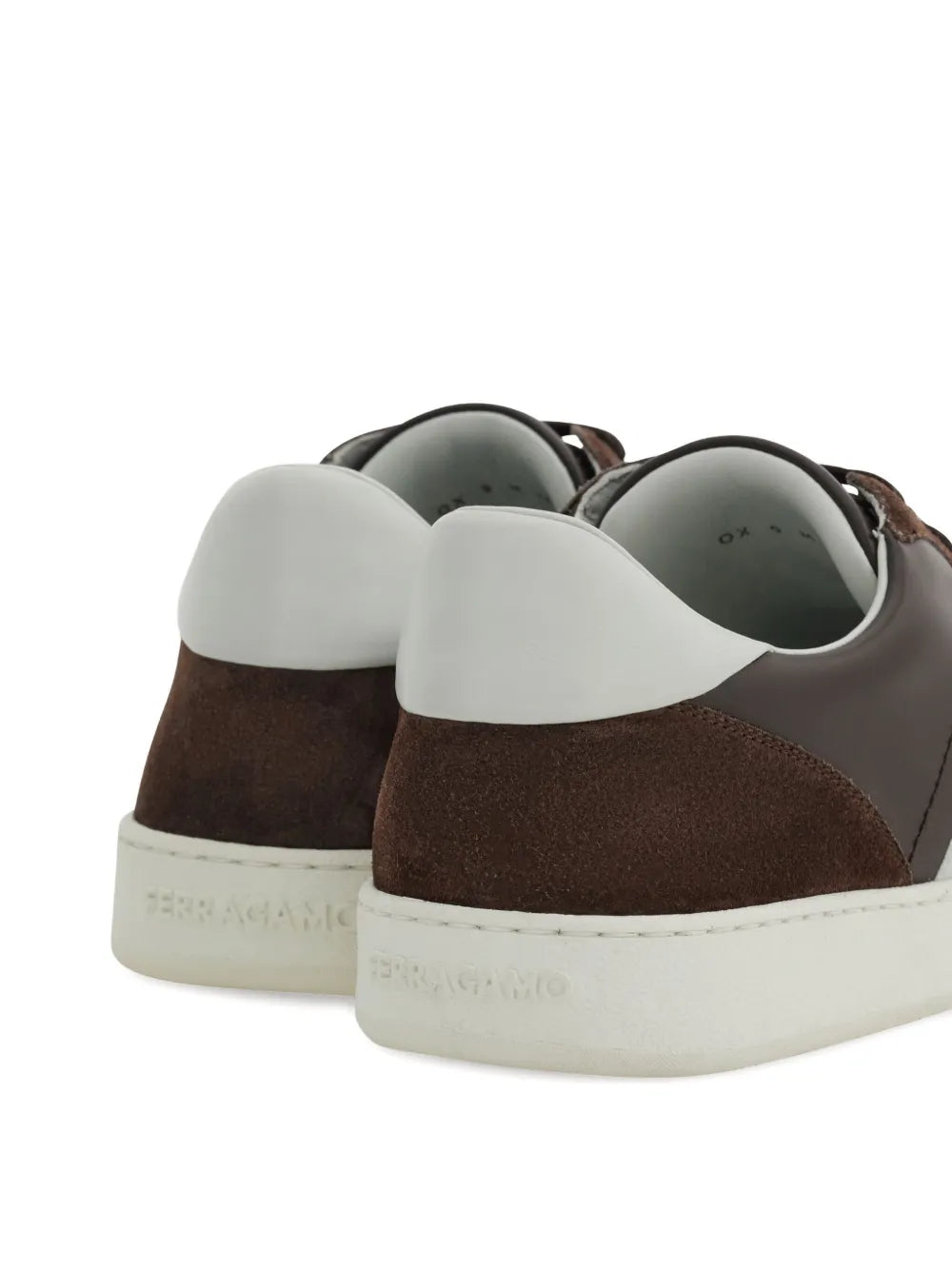 Ferragamo Suede Panelled Sneakers