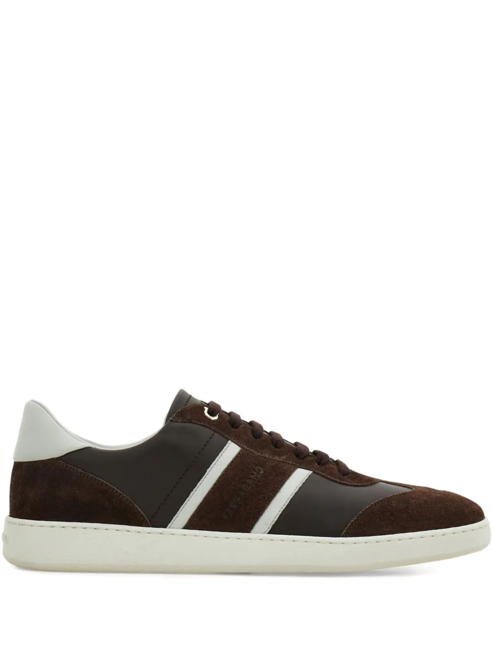 Ferragamo Suede Panelled Sneakers