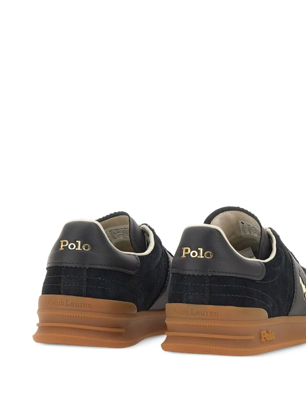 Polo Ralph Lauren Logo-Detail Leather Sneakers
