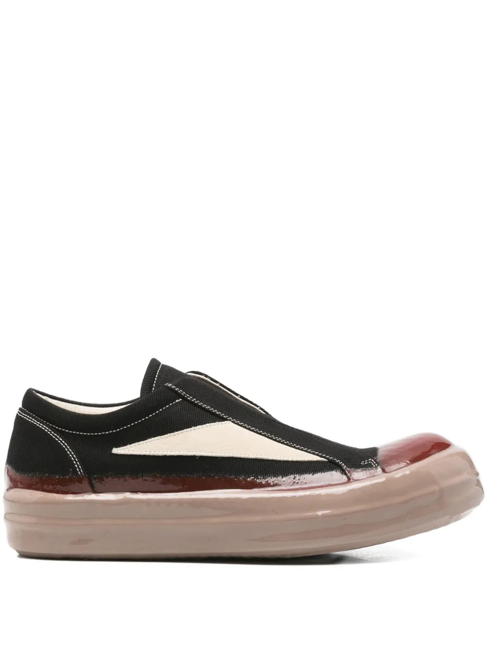 Rick Owens Drkshdw Leather Slip-On Sneakers