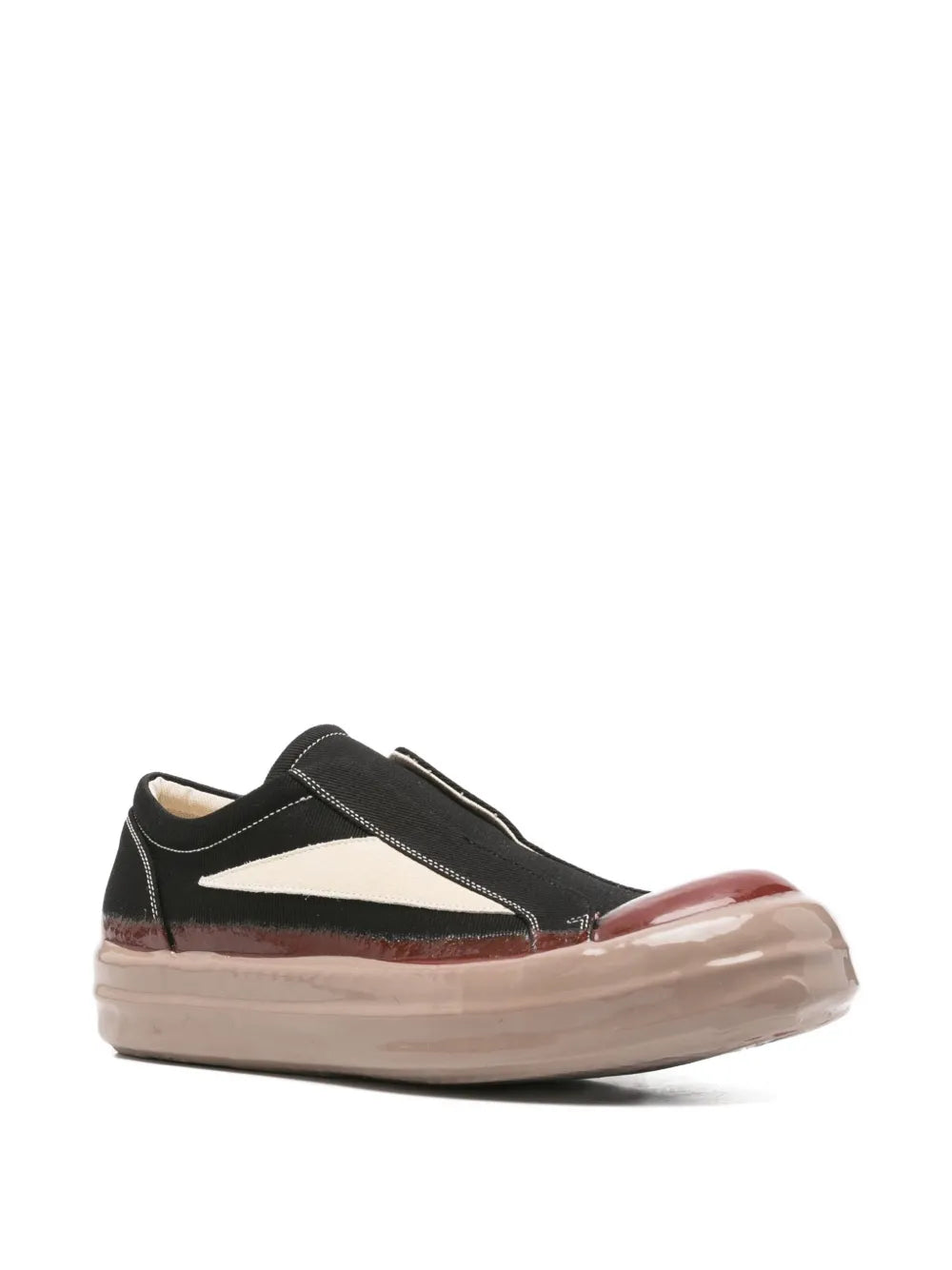 Rick Owens Drkshdw Leather Slip-On Sneakers