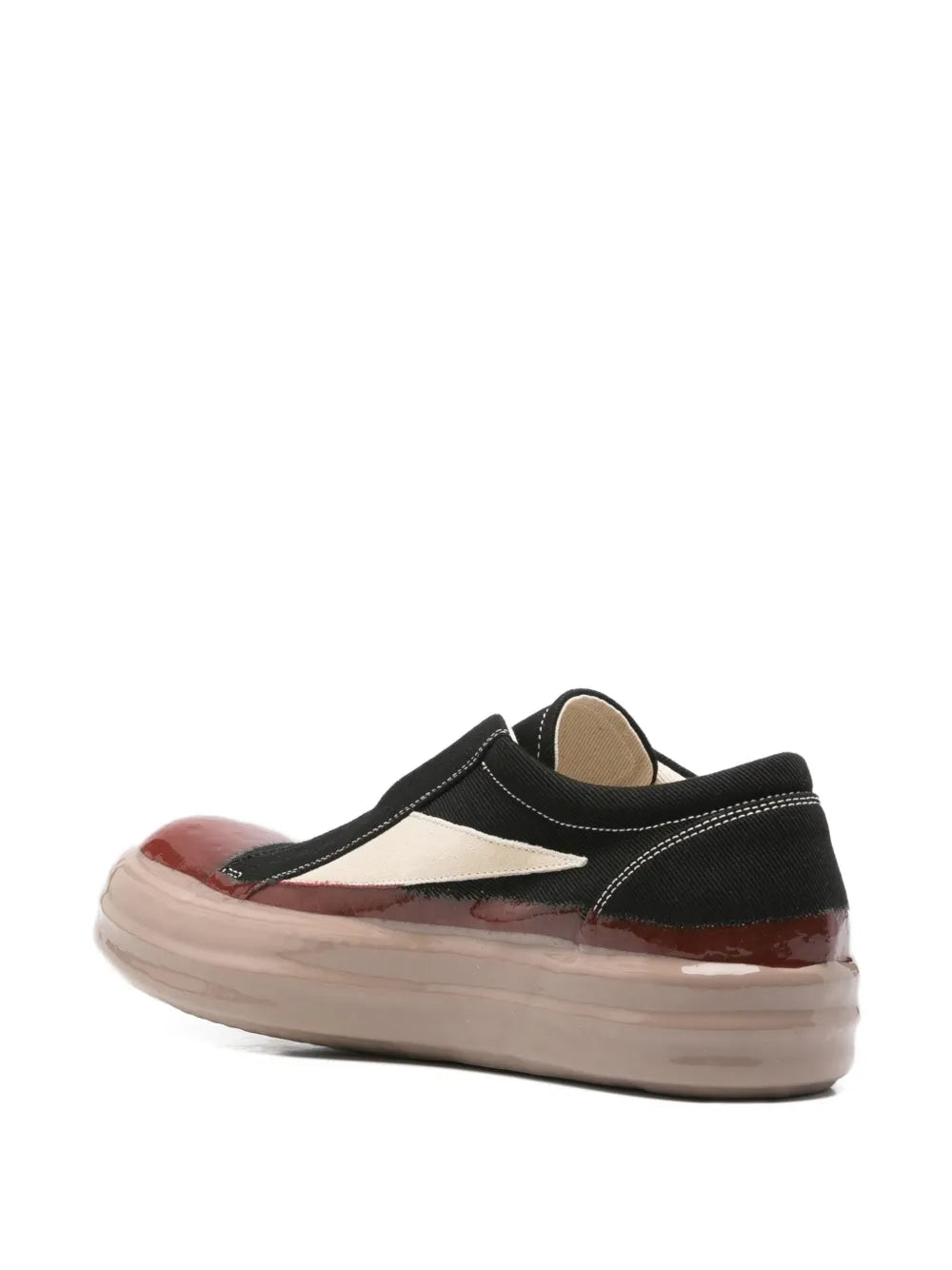 Rick Owens Drkshdw Leather Slip-On Sneakers