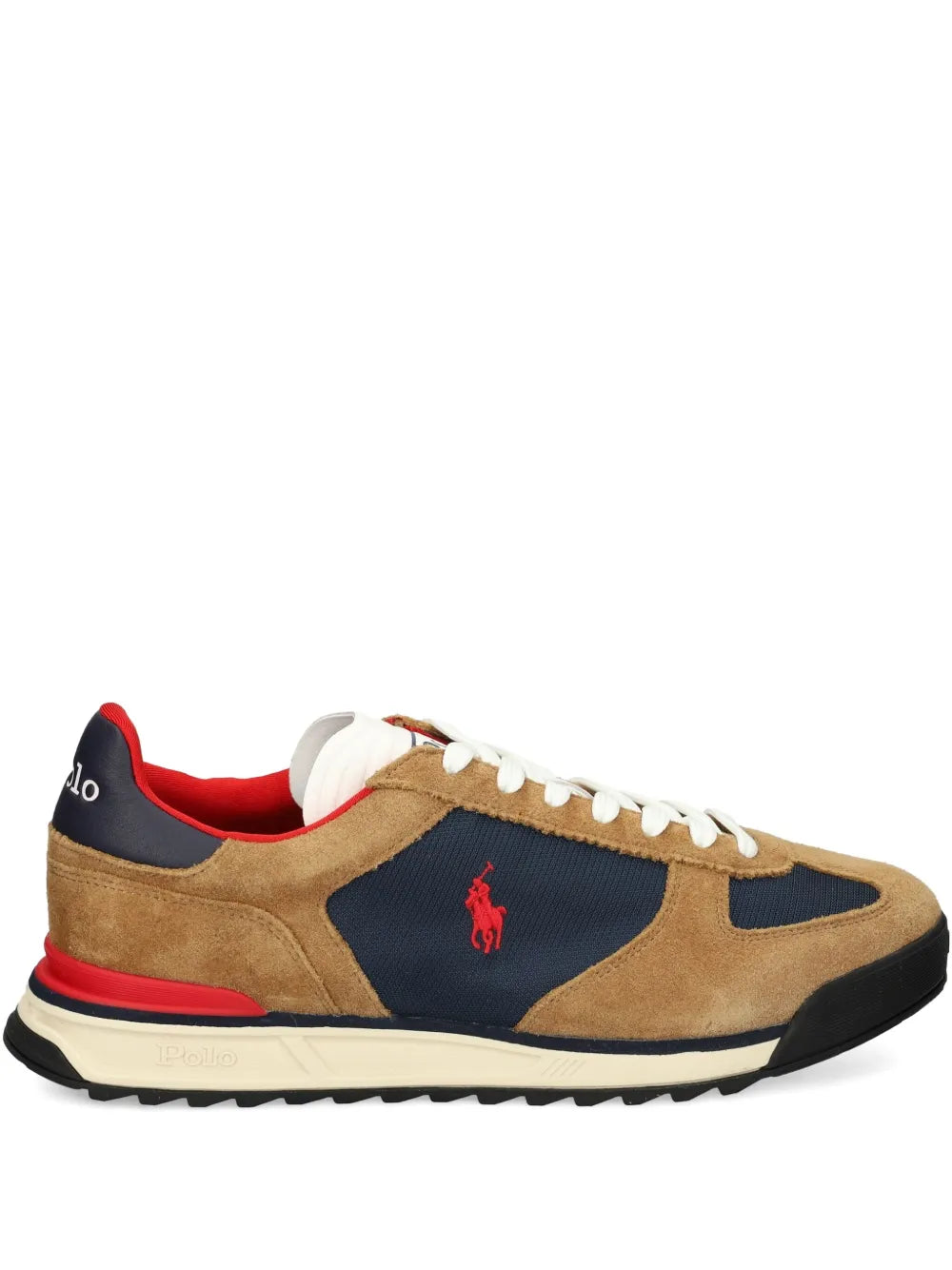 Polo Ralph Lauren Varick Suede-Panelled Sneakers