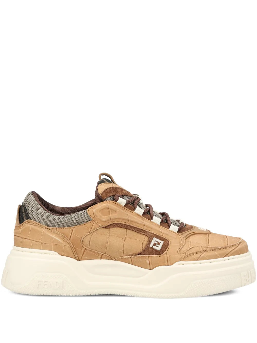 Fendi Logo-Embossed Sneakers
