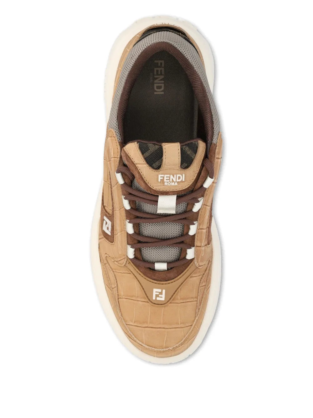 Fendi Logo-Embossed Sneakers