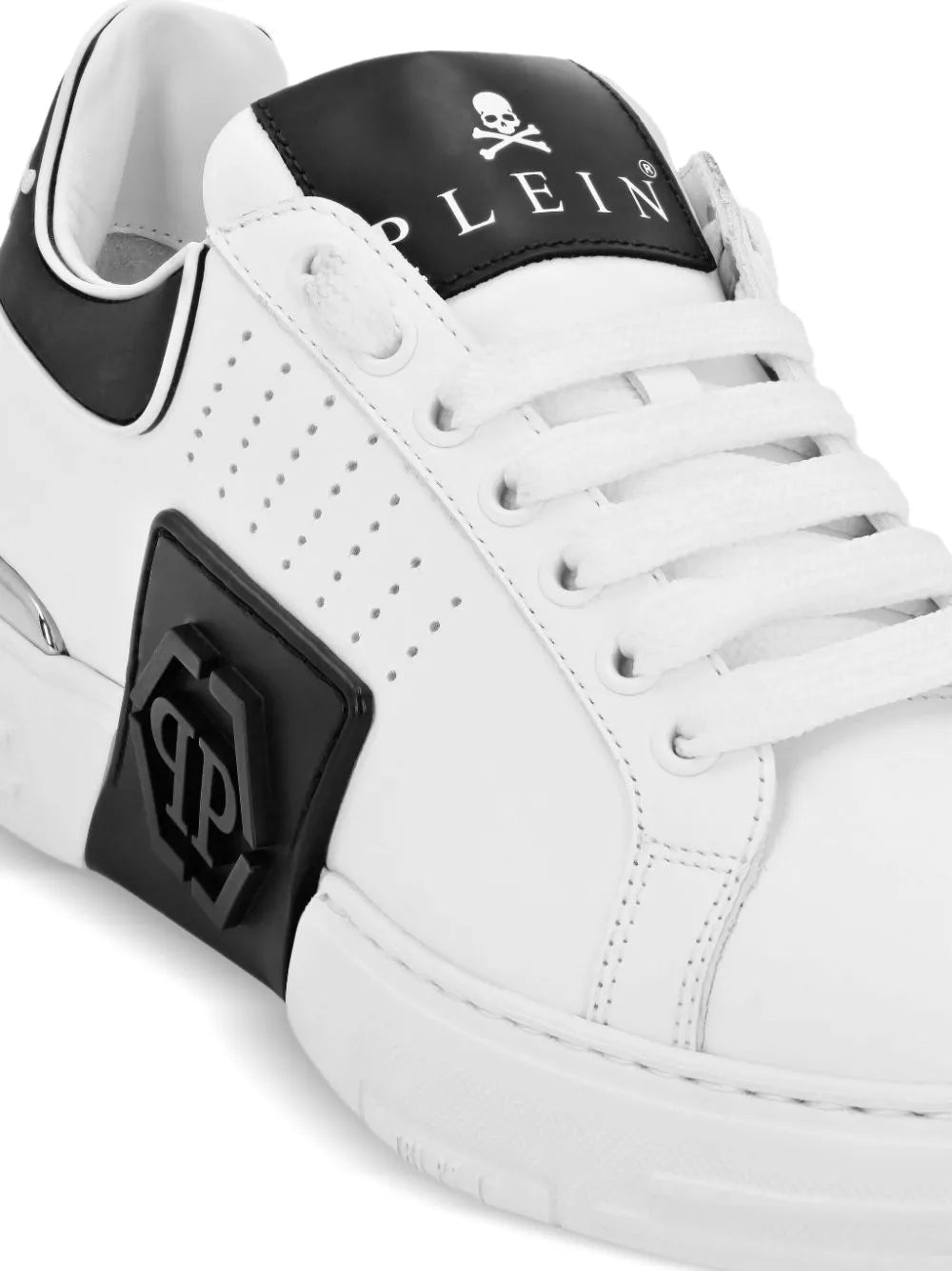Philipp Plein Phantom Kick$ Perforated Sneakers