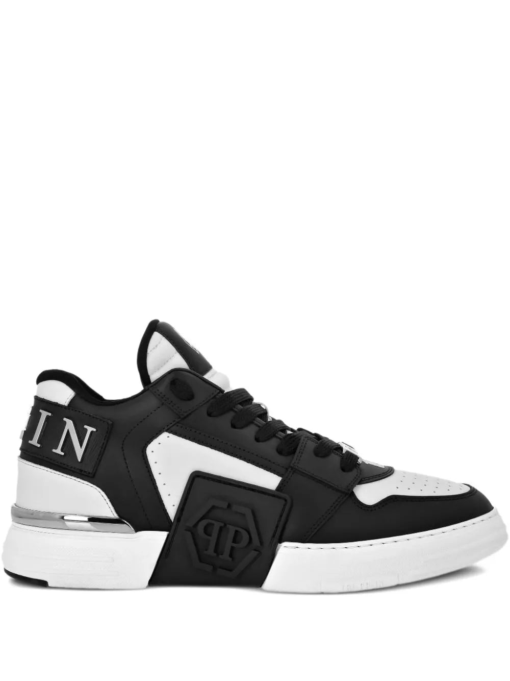 Philipp Plein Phantom Kicks Leather Sneakers