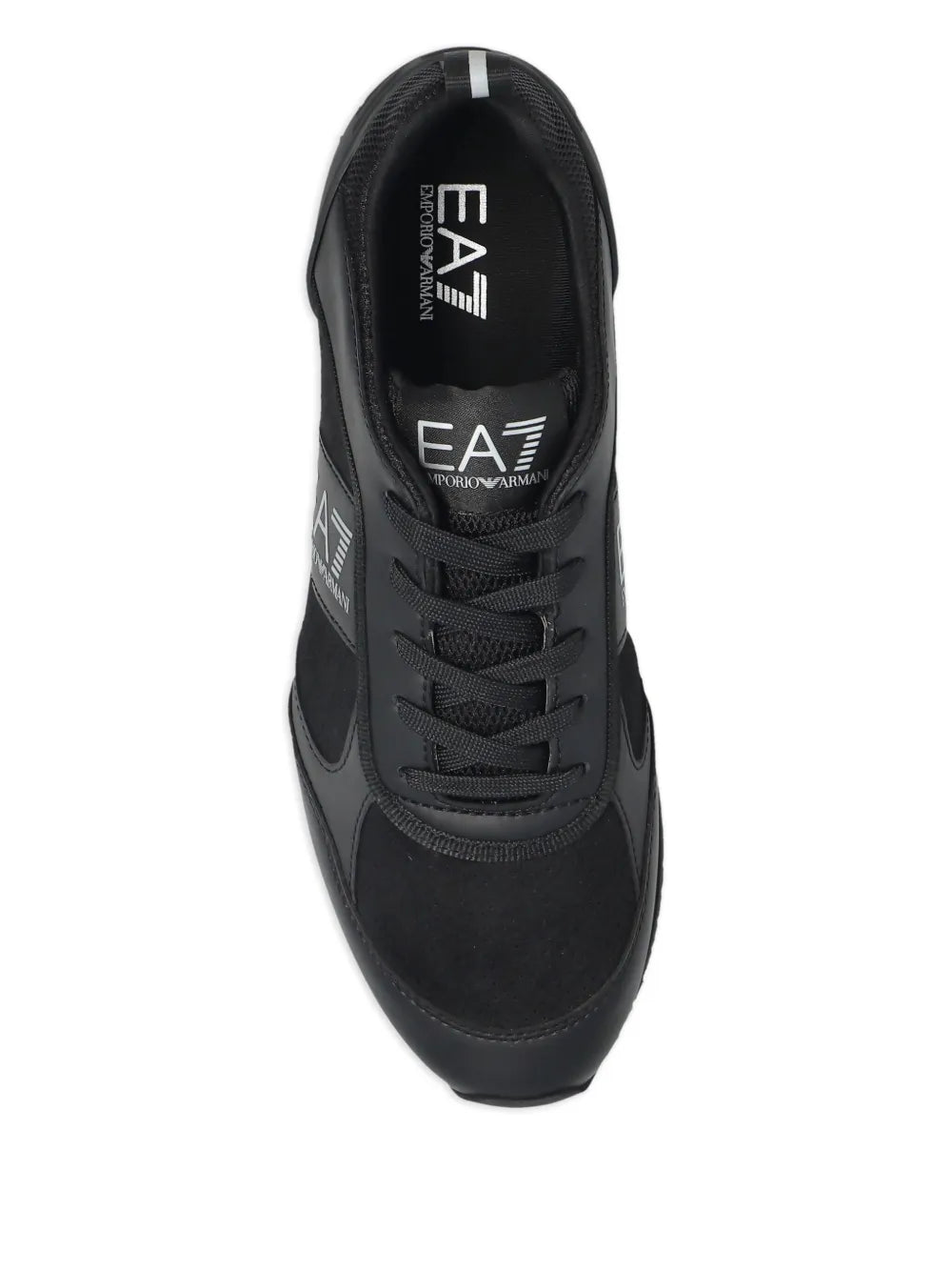 Ea7 Emporio Armani Logo-Print Lace-Up Trainers
