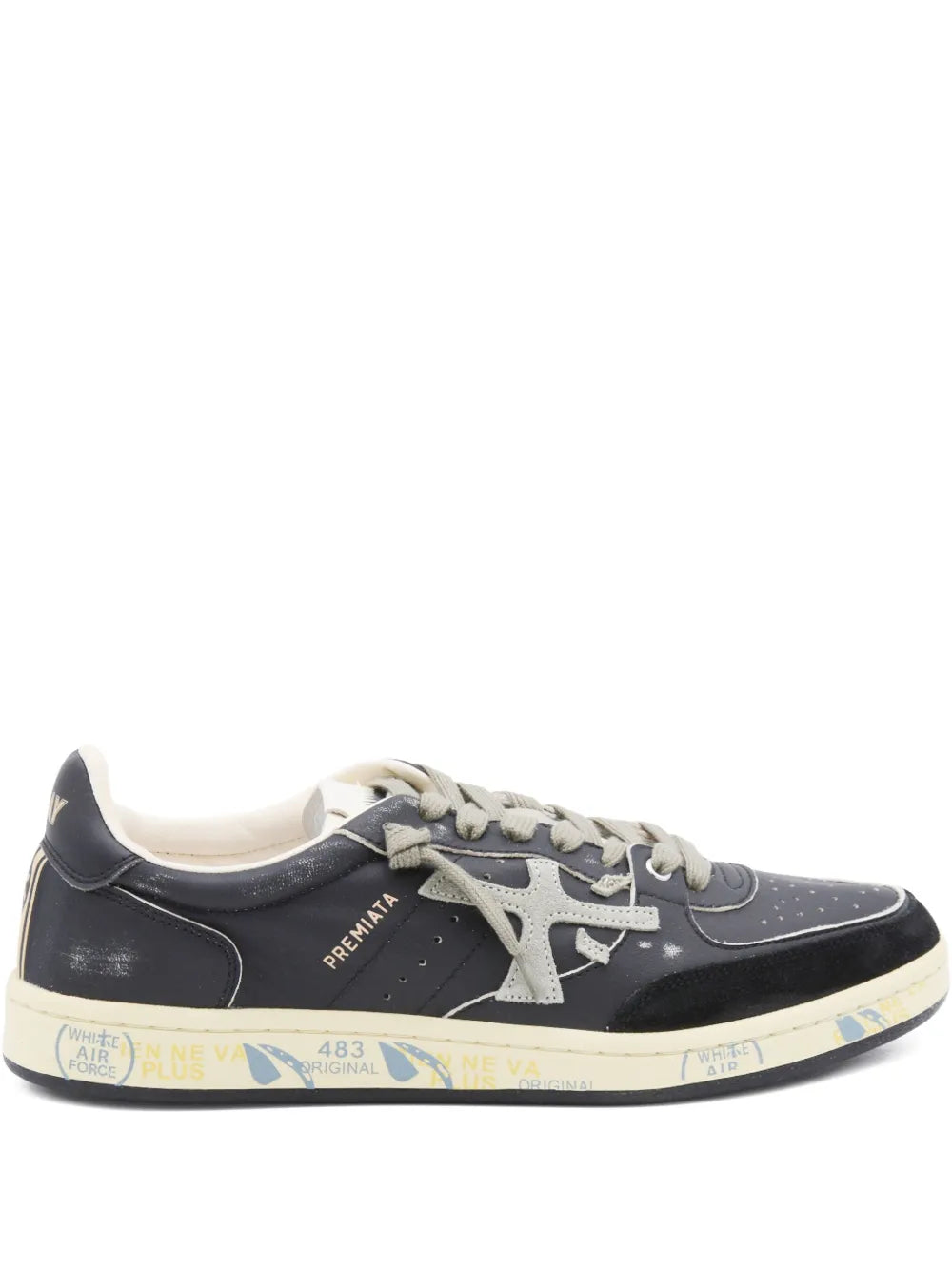 Premiata Basket Clay 6909 Lace-Up Sneakers