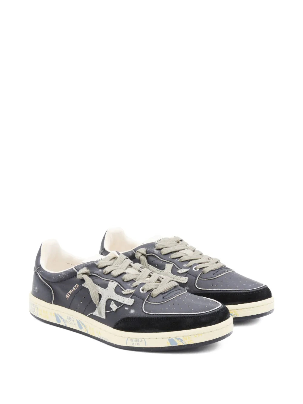 Premiata Basket Clay 6909 Lace-Up Sneakers