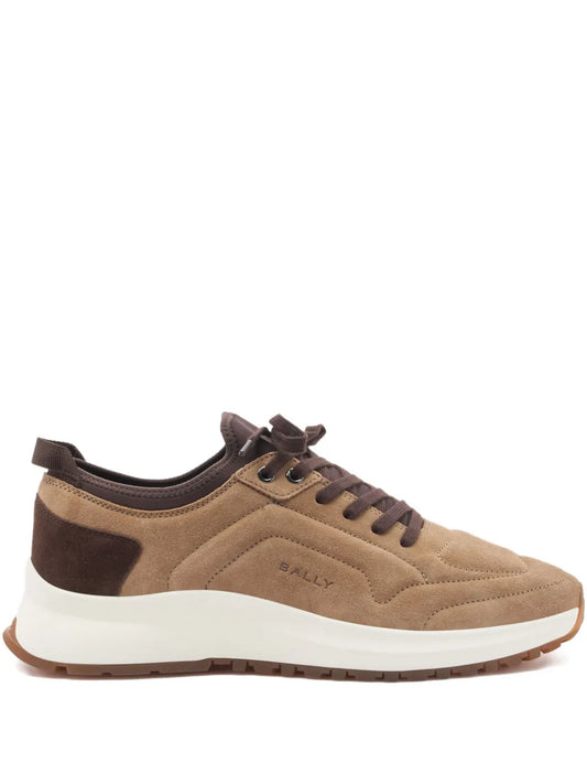 Bally Lace-Up Suede Sneakers