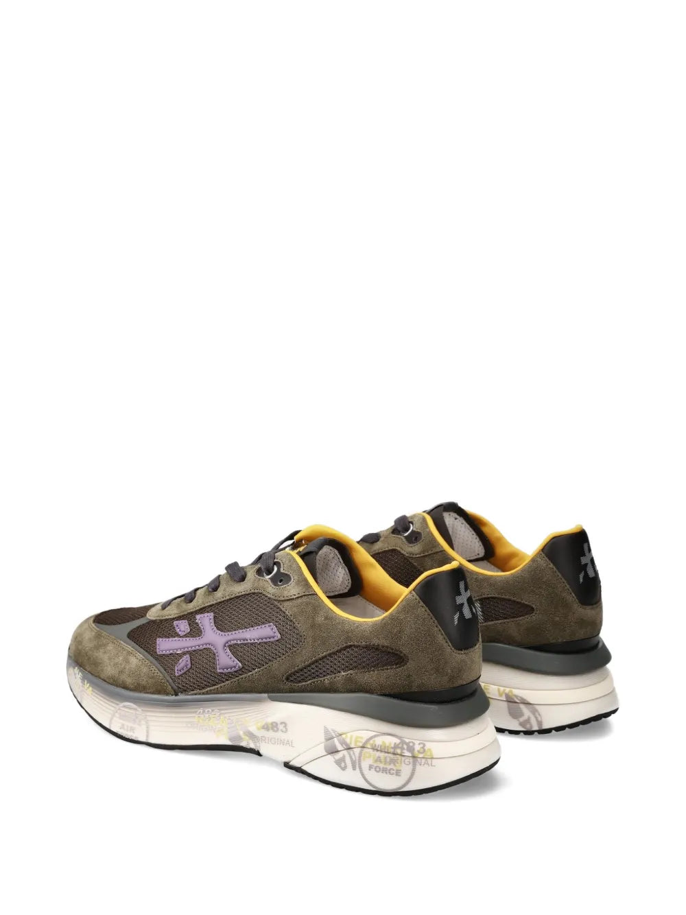 Premiata Moerun 7771 Logo Platform Sneakers
