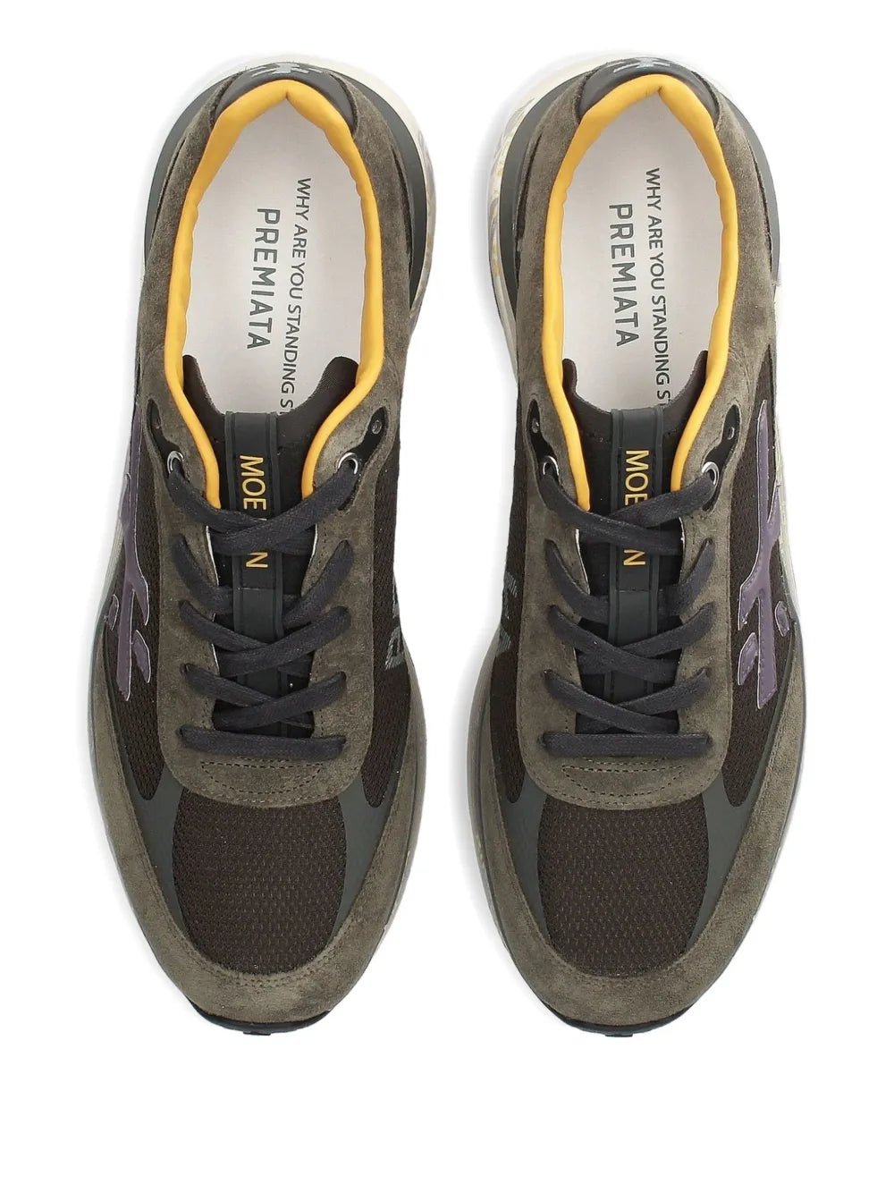 Premiata Moerun 7771 Logo Platform Sneakers