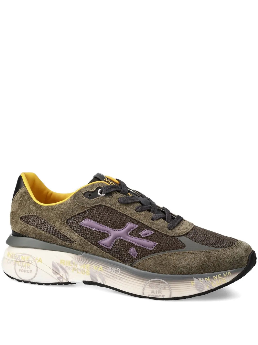 Premiata Moerun 7771 Logo Platform Sneakers