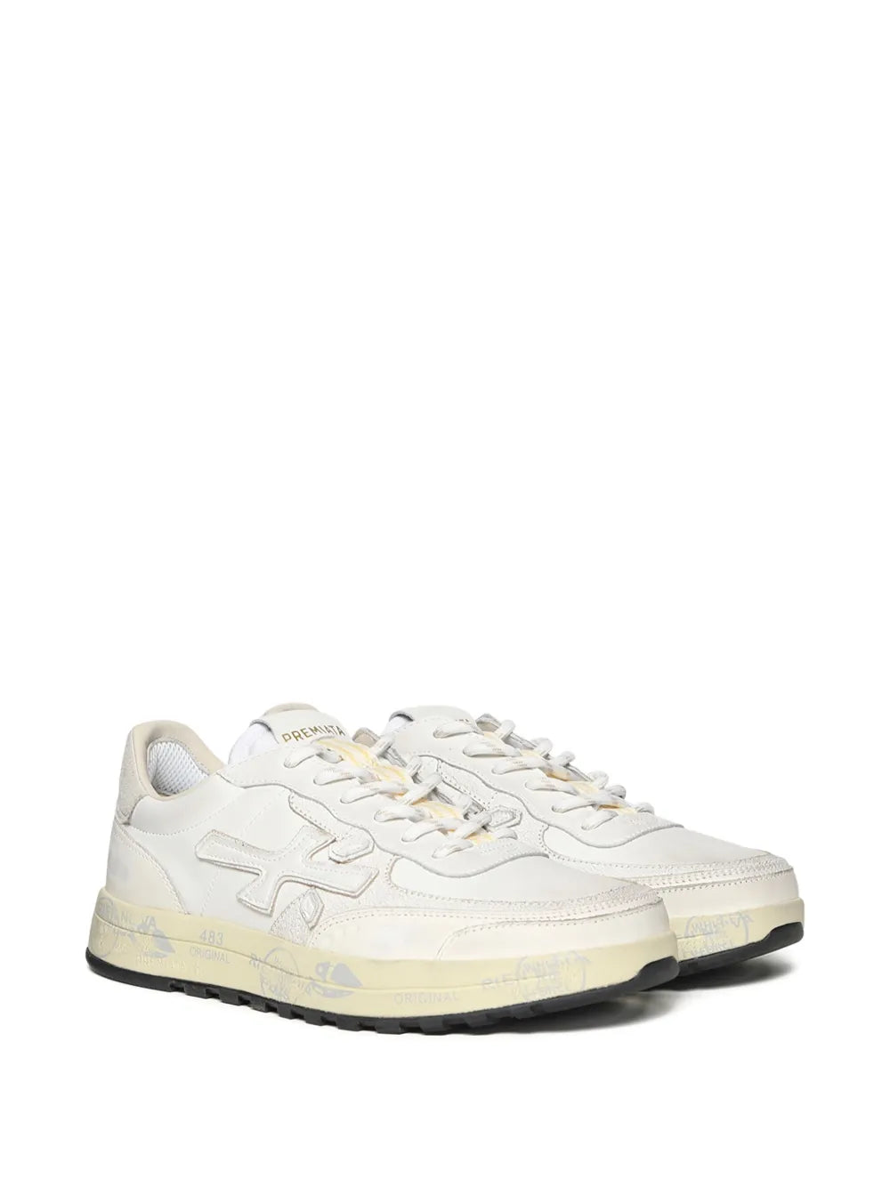 Premiata 7738 Logo-Appliqu?Sneakers