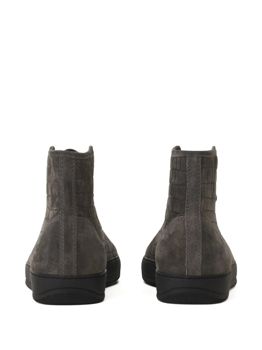 Lanvin Textured High-Top Sneakers