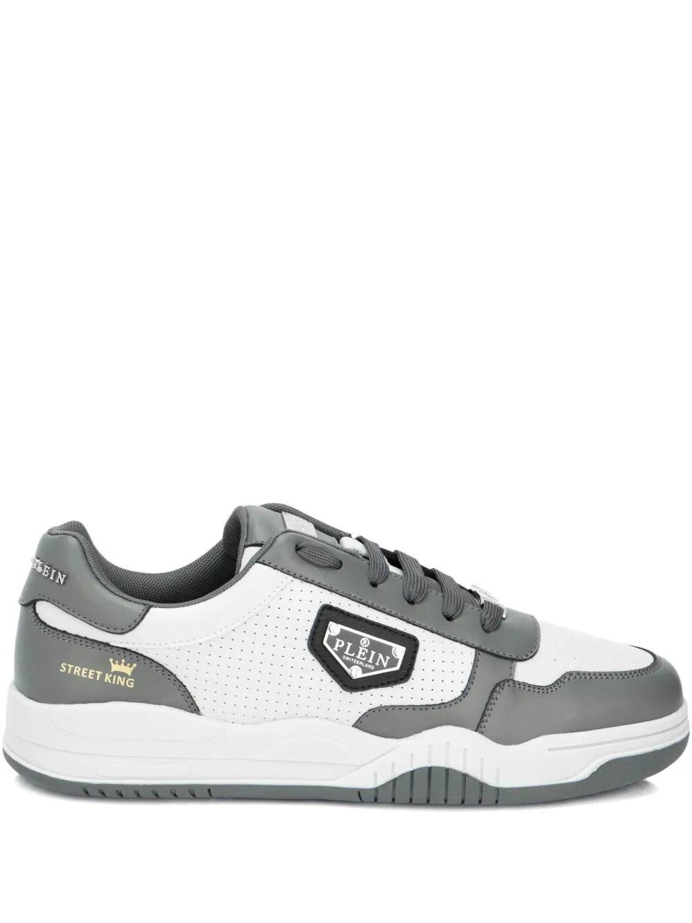 Philipp Plein Perforated Low-Top Street Trainers