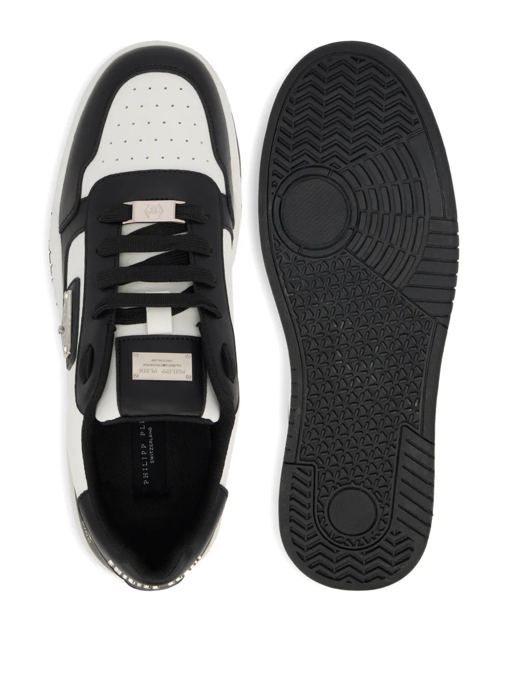 Philipp Plein Perforated-Detail Low-Top Sneakers