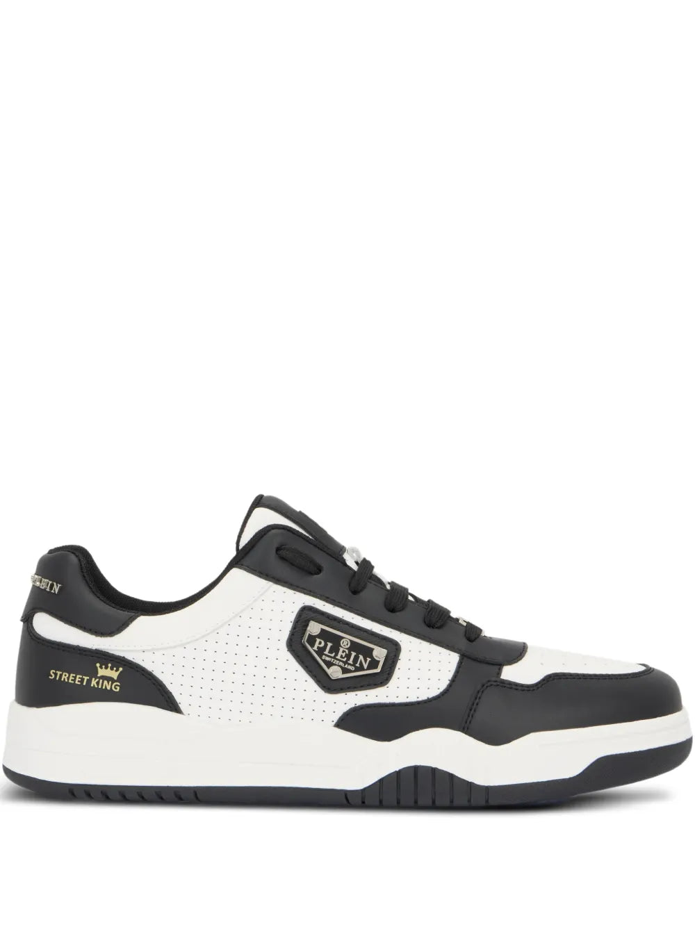 Philipp Plein Perforated-Detail Low-Top Sneakers
